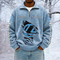 Landini Custom Name Quarter Zip Pullover Sweatshirt - Multicolor