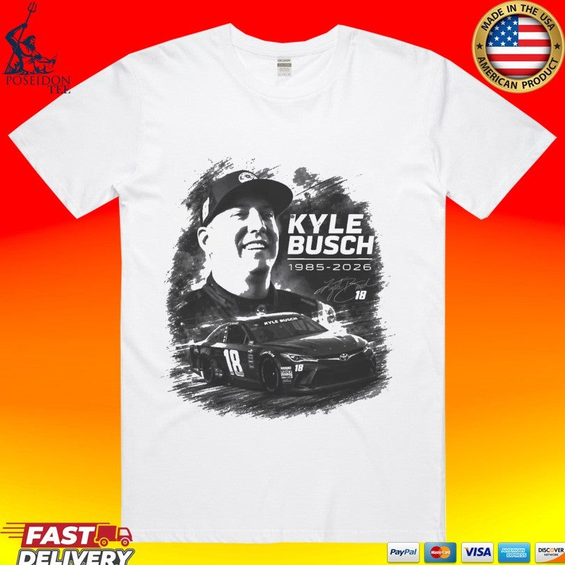 Rip Kyle Busch 18 1985 2026 Signature Unisex