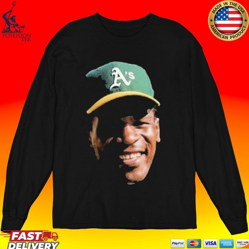 Dallas Braden Rickey Henderson Face Unisex