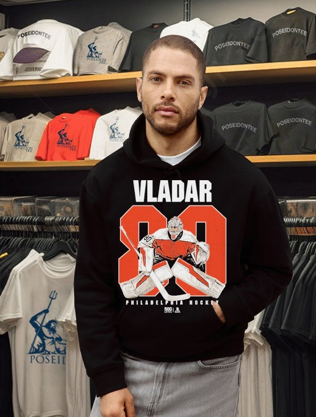 Dan Vladar 80 Philadelphia Hockey Flyers Name And Number Unisex