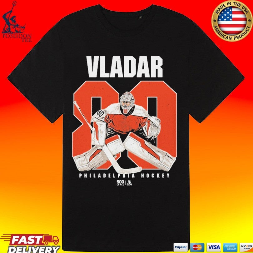 Dan Vladar 80 Philadelphia Hockey Flyers Name And Number Unisex