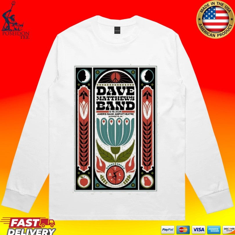 Dave Matthews Band In Alpharetta Ga On May 15 2026 Tour Unisex