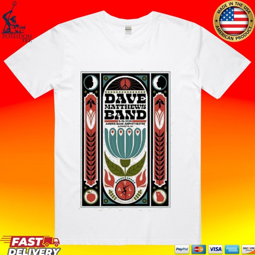 Dave Matthews Band In Alpharetta Ga On May 15 2026 Tour Unisex