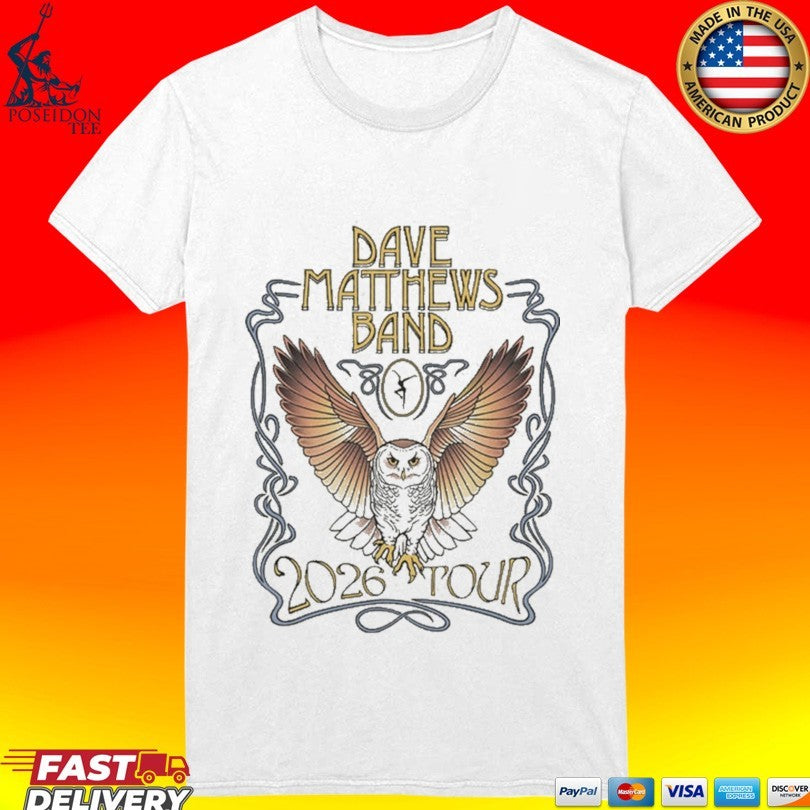 Dave Matthews Band Owl 2026 Tour Unisex