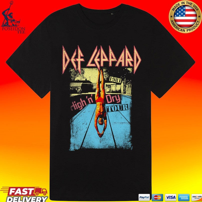 Def Leppard High N Dry 1982 Unisex