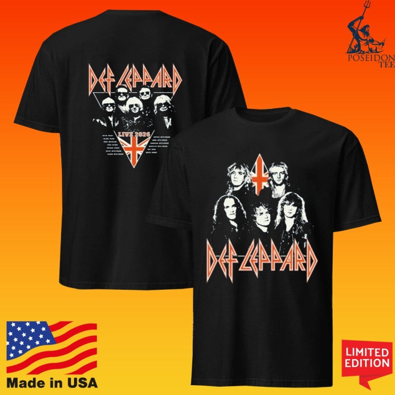 Def Leppard Vintage Modern Tour 2026 Ecom Exclusive Unisex