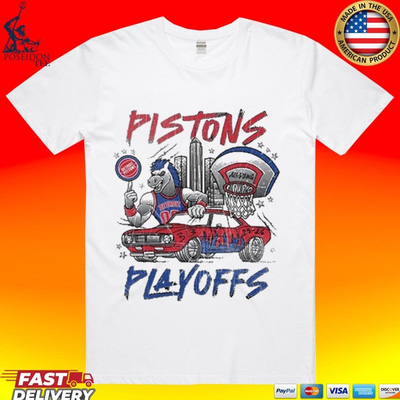 Detroit Pistons Playoffs 26 Justbyjuliana Unisex