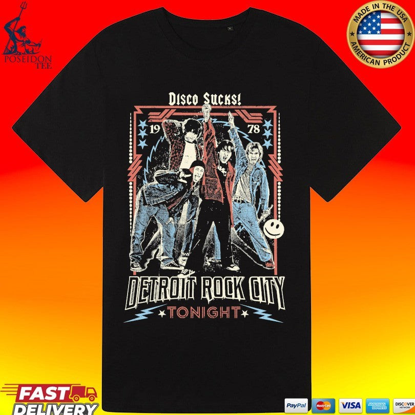 Detroit Rock City Tonight Disco Sucks 1978 Unisex