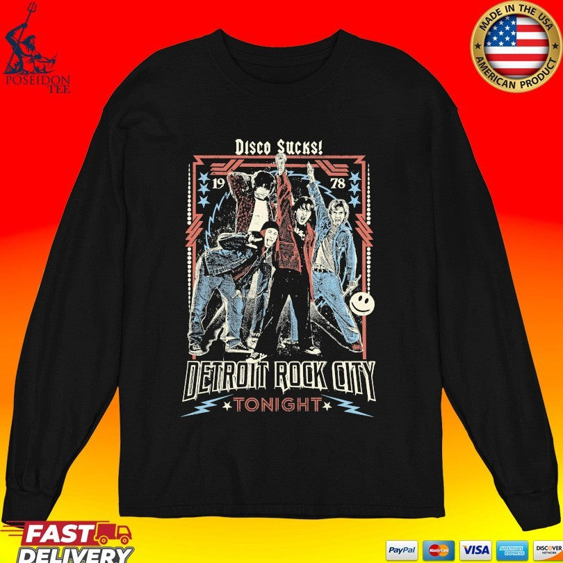 Detroit Rock City Tonight Disco Sucks 1978 Unisex