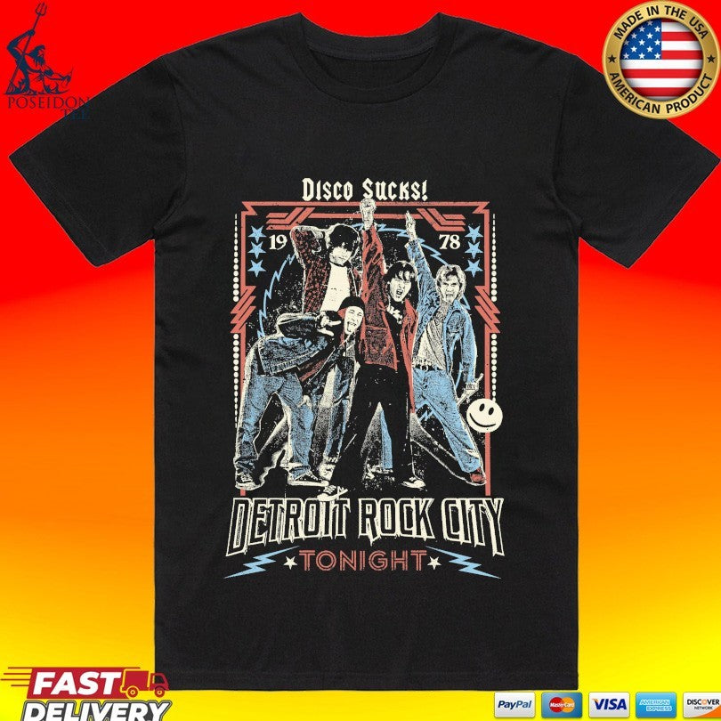 Detroit Rock City Tonight Disco Sucks 1978 Unisex