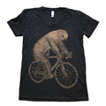 Sloth Bicycle Hand-Screened Tri-Blend Tee Unisex