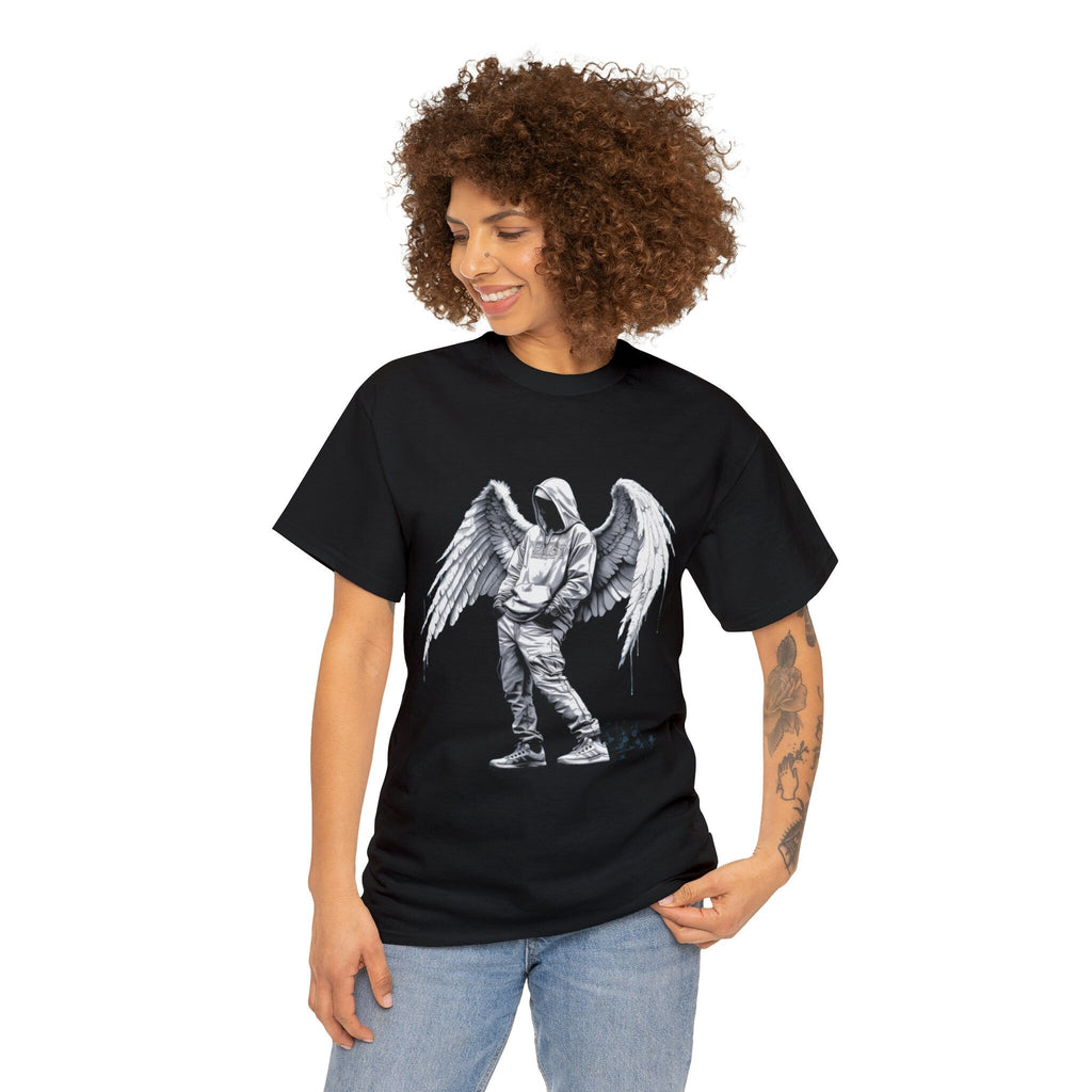 Hip Hop Angel Wings Urban Graffiti Art Tee Unisex