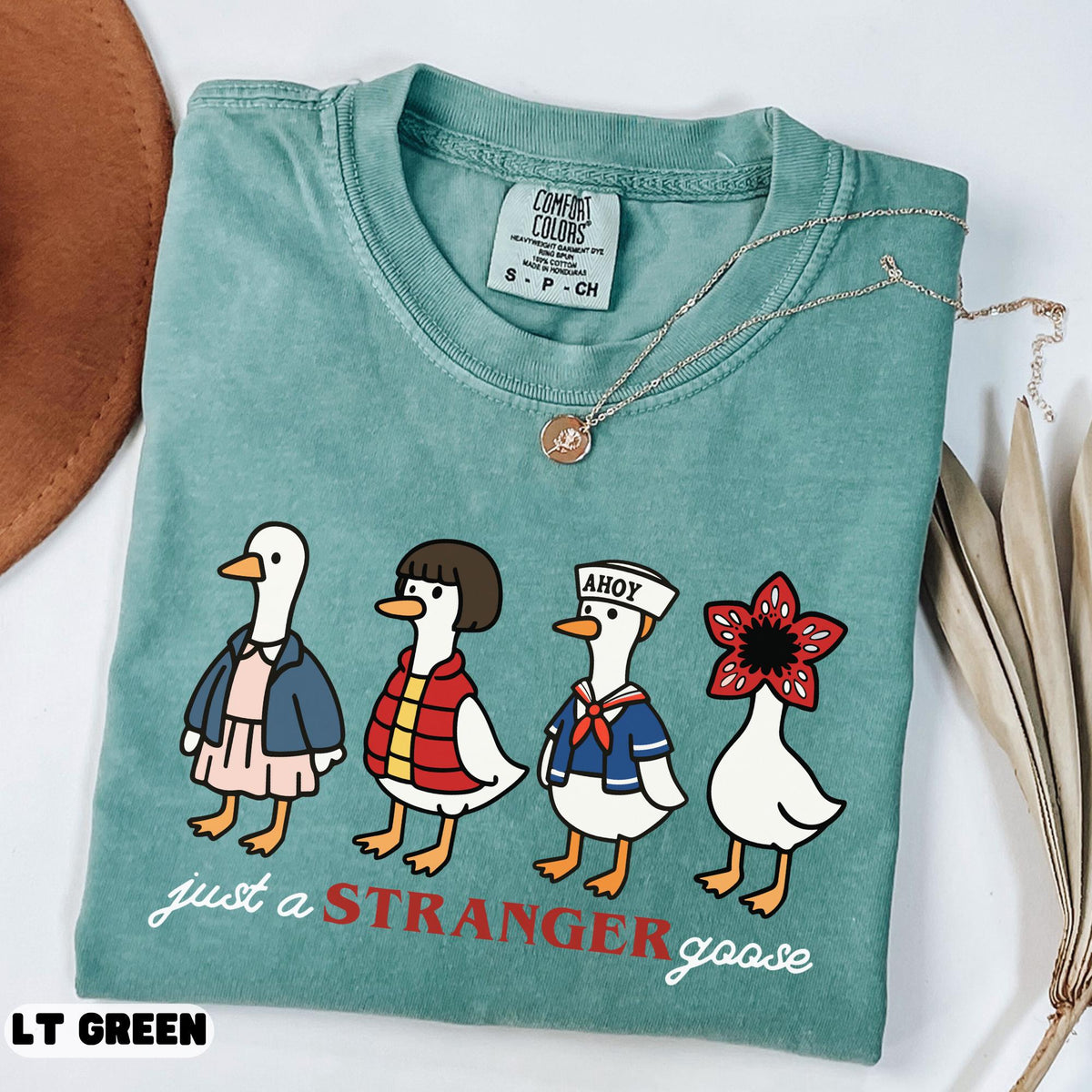 Comfort Colors Stranger Goose Goose Parody Tv Series Tee Sci-Fi Fan Tee Friends