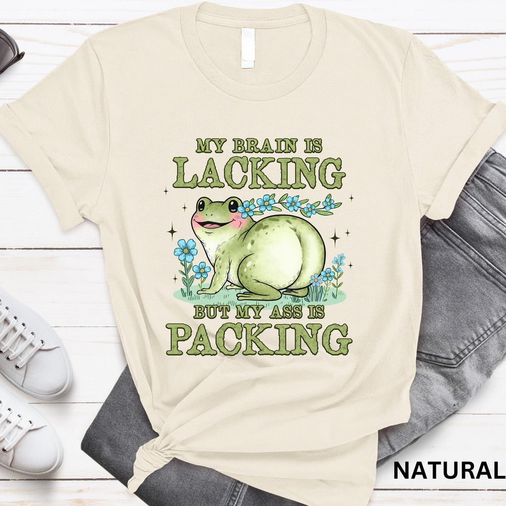 Brain Lacking Ass Packing Frog Meme Big Butt Humor Raunchy Inappropriate