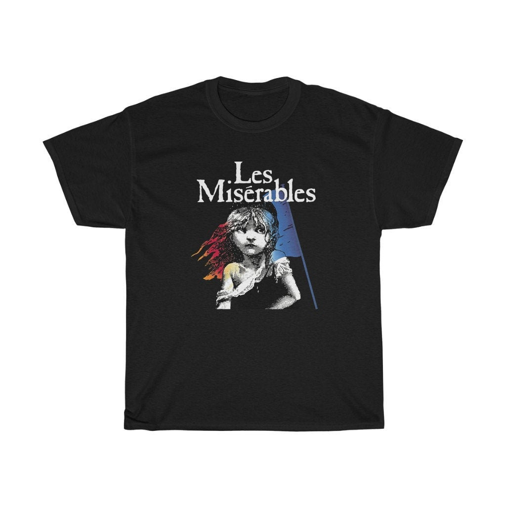 Les Miserables Broadway Musical Show Black Navy Size 5xl