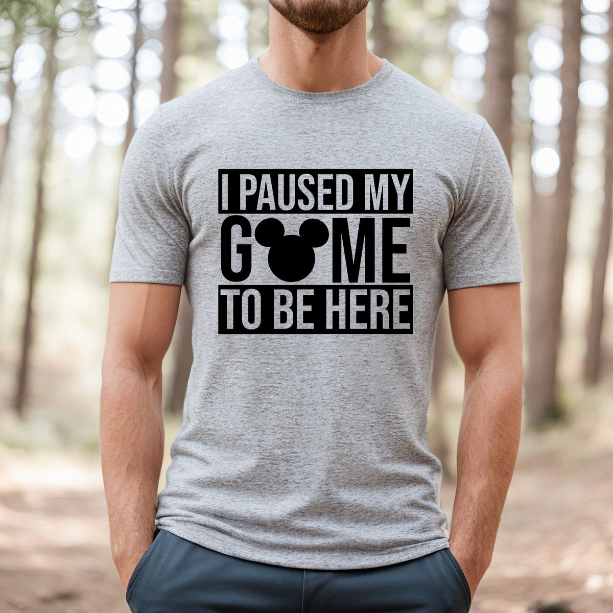 Comfort Colors Paused Game Here Game Gaming Gaming Unisex