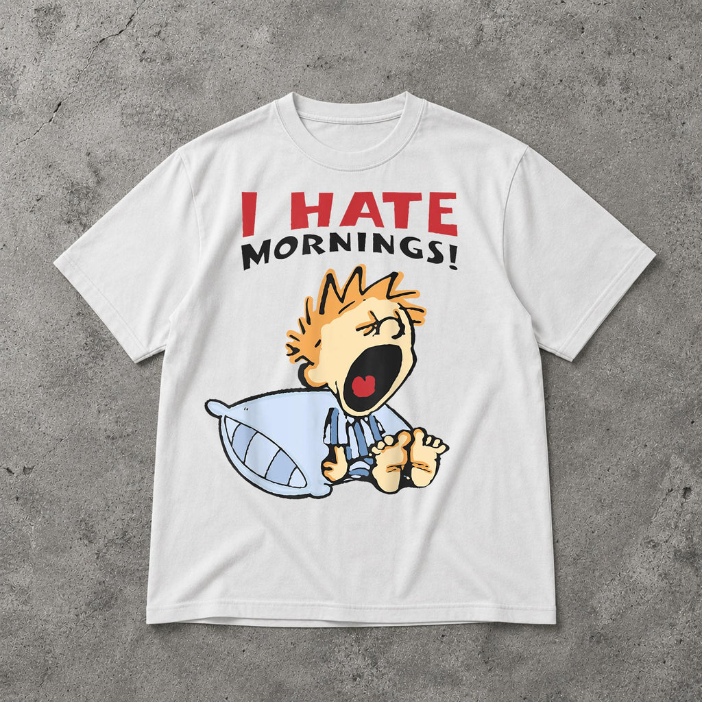 Hate Mornings Introvert Coffee Humor Tired Meme Unisex
