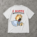 Hate Mornings Introvert Coffee Humor Tired Meme Unisex