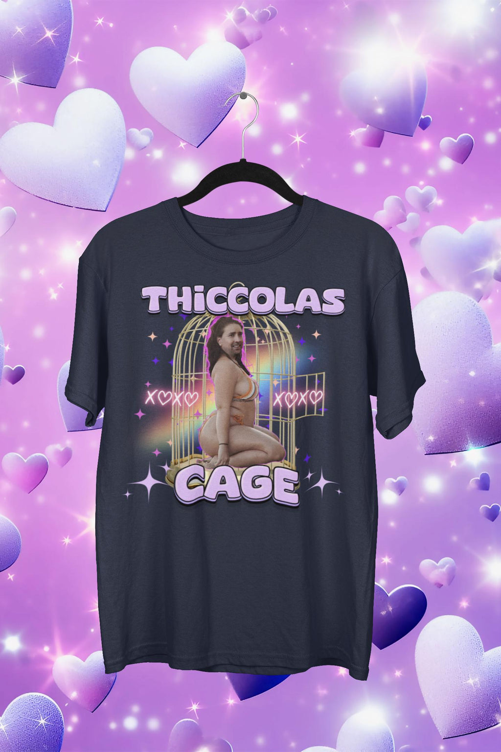 Thiccolas Cage Meme Gag Unhinged Inappropriate Cursed Celebs Celebrities Offensive Raunchy Stupid Meme