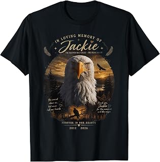 Jackie Bald Eagle Memorial Loving Heart Unisex