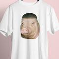 Wigger Pig Fade Buzz Haircut Meme Inappropriate Brainrot Unhinged Shitpost Dank Meme Weird Animal Lover
