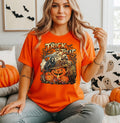 Retro Trick Treat Halloween Spooky Season Tee Vintage Ghost Fall Family Matching Outfits