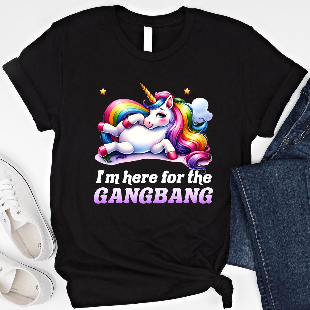 I'M Here Gangb Ng Embarrassing Dirty Humor Raunchy Inappropriate Offensive Unicorn Meme