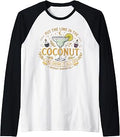 Vintage Coconut Margaritas Retro Halloween Magic Practical Raglan Baseball Tee