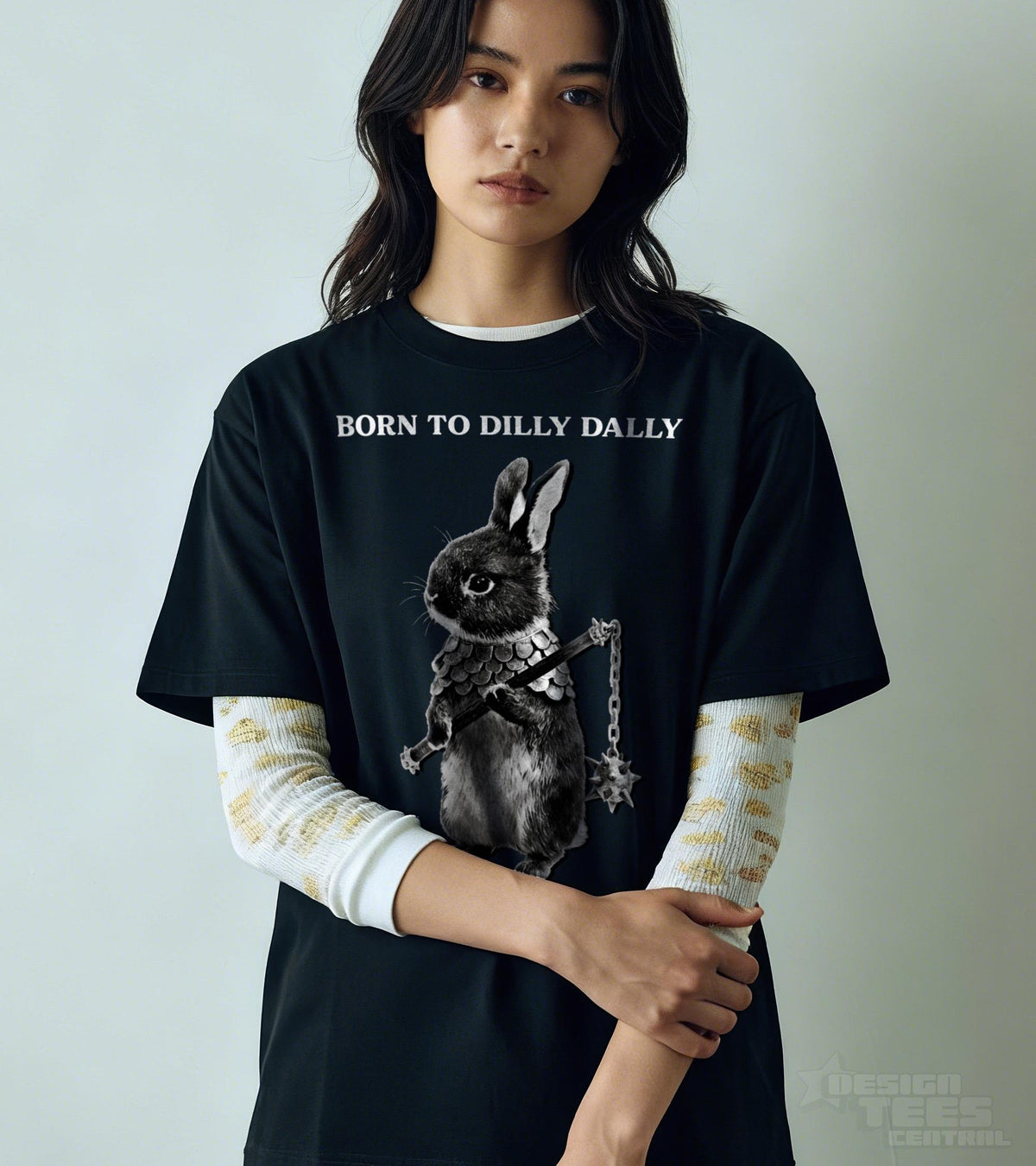 Born Dilly Dally Forced Fight Fascism Unisex