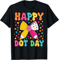 Happy Dot Art Coquette Bow Polka Dot Teacher Girl Unisex