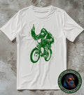 Orangutan Beer Drinking Biking Tee Unisex