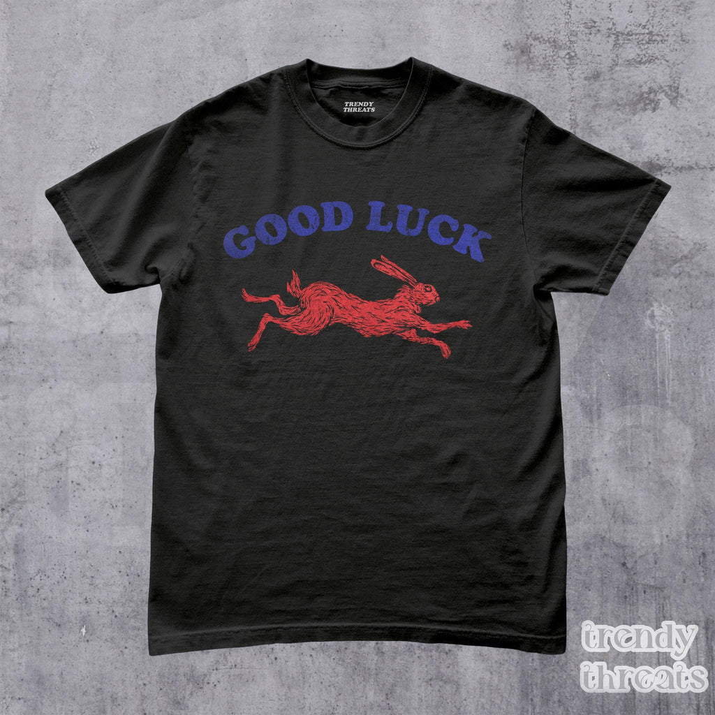 Good Luck Retro Rabbit Retro Western Bunny Feeling Lucky Him