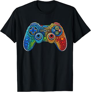 Dot Day Video Game Colorful Polka Dot Gamer Gaming Boy Unisex