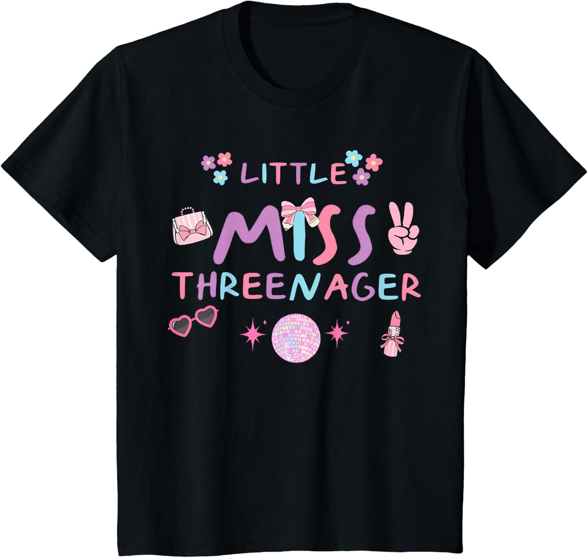 Threenager Happy 3rd Bday Party Years Old Girl Unisex