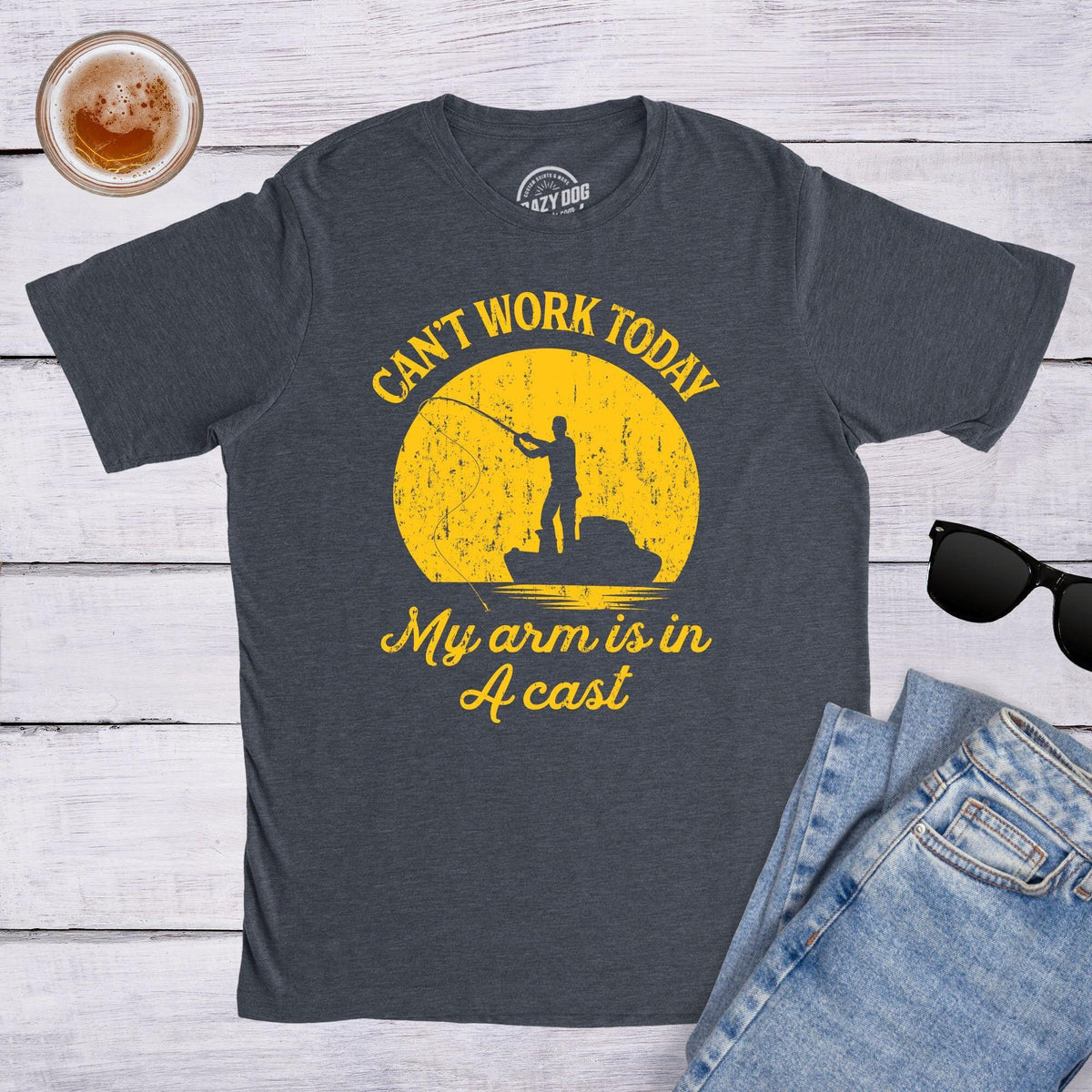 Fishing Fisherman Arm Cast Unisex