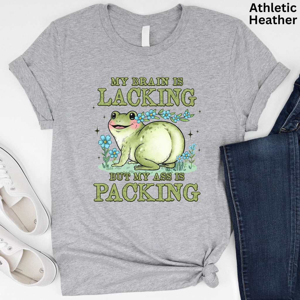 Brain Lacking Ass Packing Frog Meme Big Butt Humor Raunchy Inappropriate