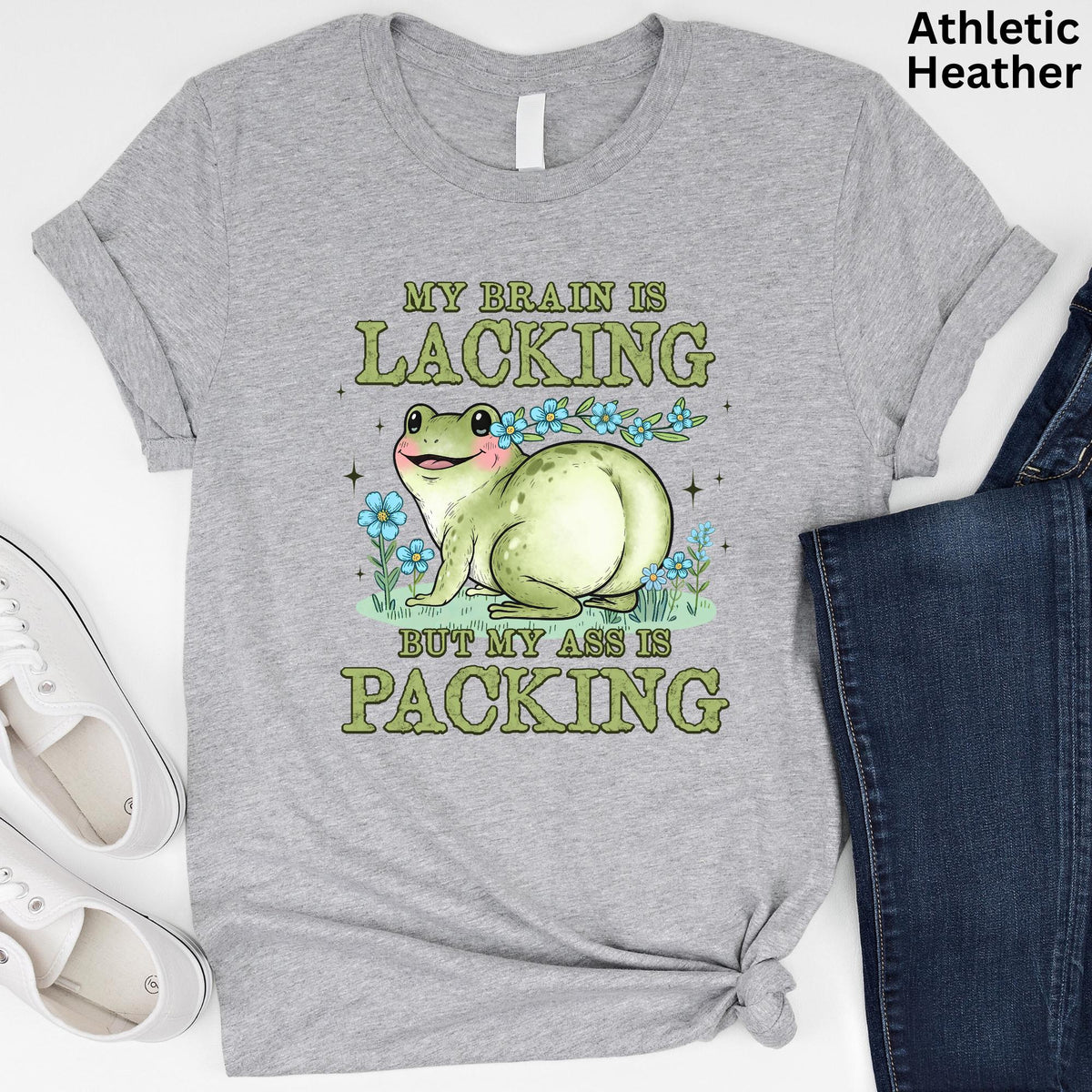 Brain Lacking Ass Packing Frog Meme Big Butt Humor Raunchy Inappropriate