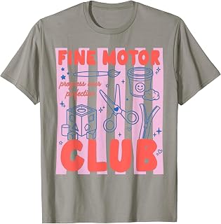 Retro Striped Fine Motor Club Occupational Therapy Unisex