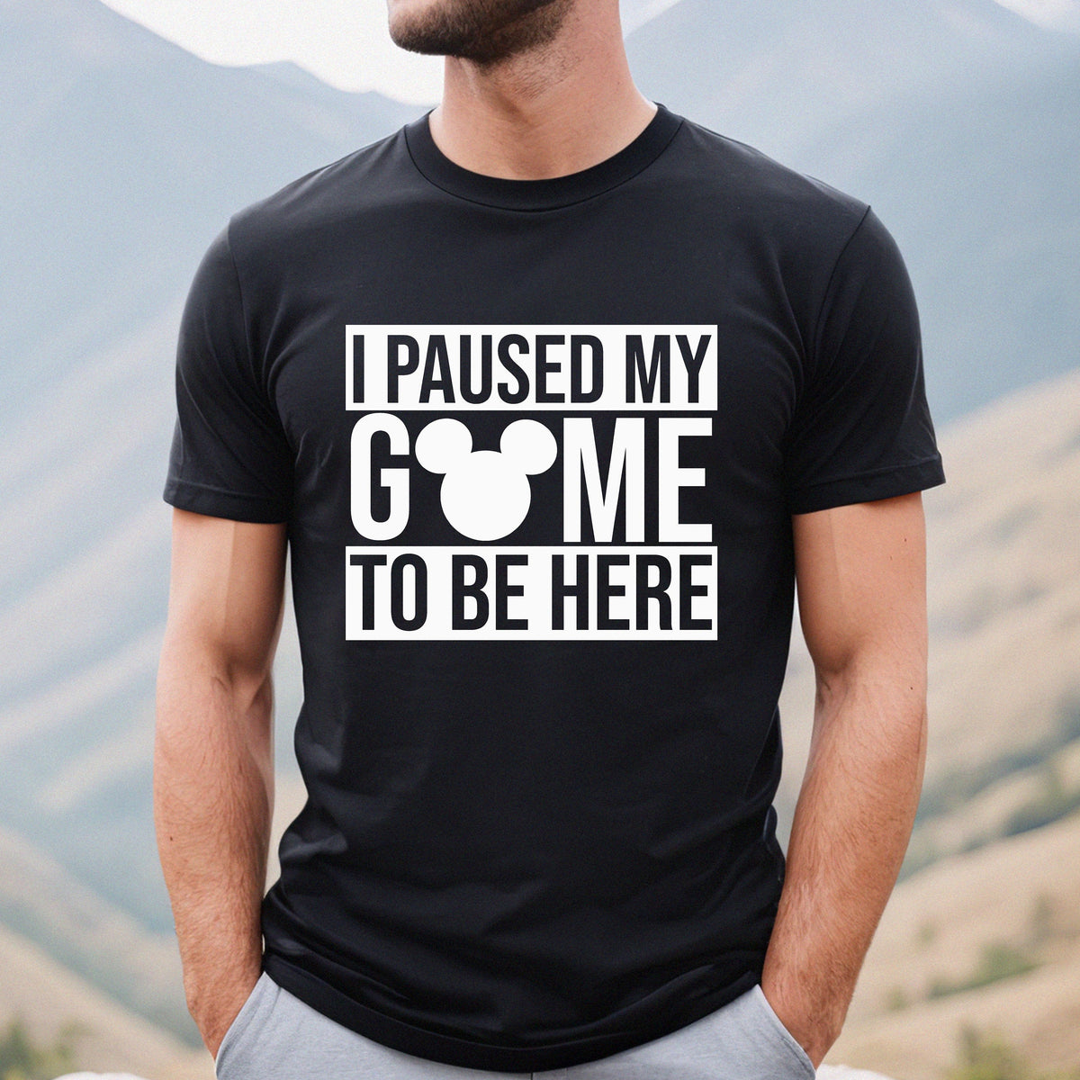 Comfort Colors Paused Game Here Game Gaming Gaming Unisex