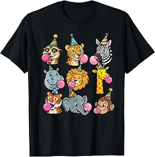 Safari Birthday Animals Party Wildlife Unisex