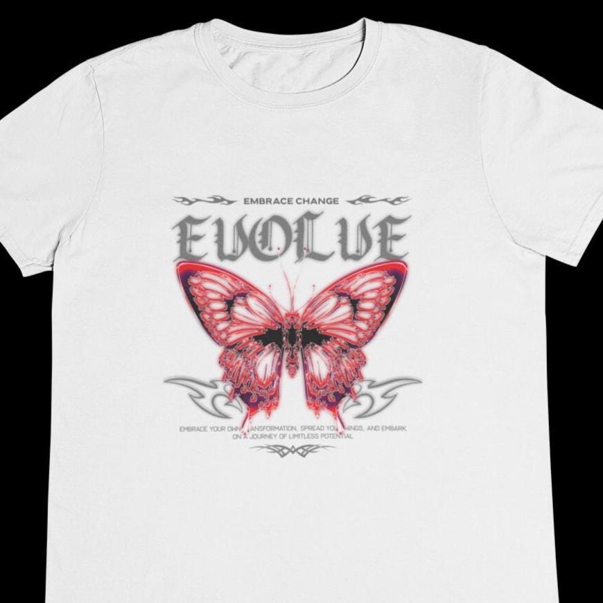 Y2k Butterfly 2000s Nostalgia Unisex