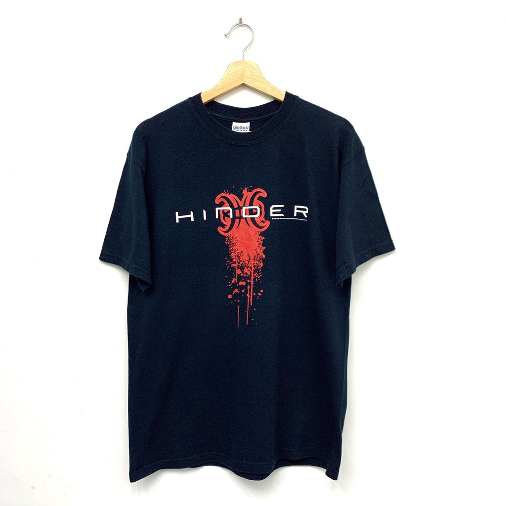 Vintage Hinder Band Extreme Behaviour Size Band Tees Unisex