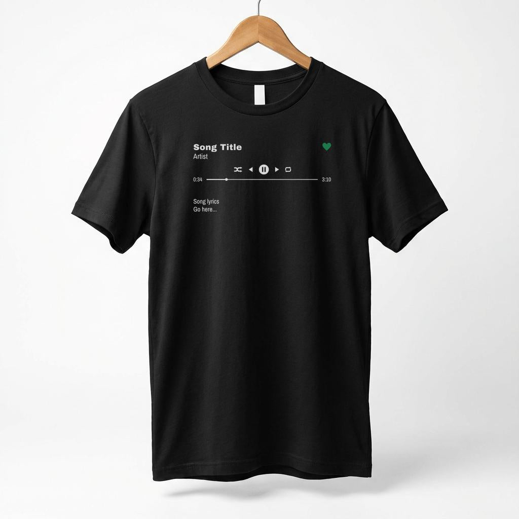 Personalized Song Custom Artist Lyrics Favourite Song Music Player