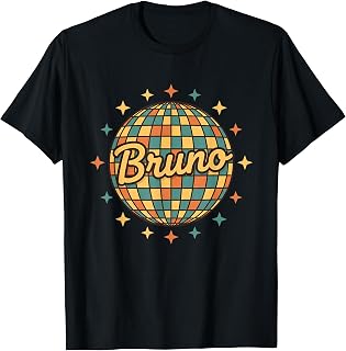 Bruno Retro Disco Name Vintage 70s Nostalgia Unisex