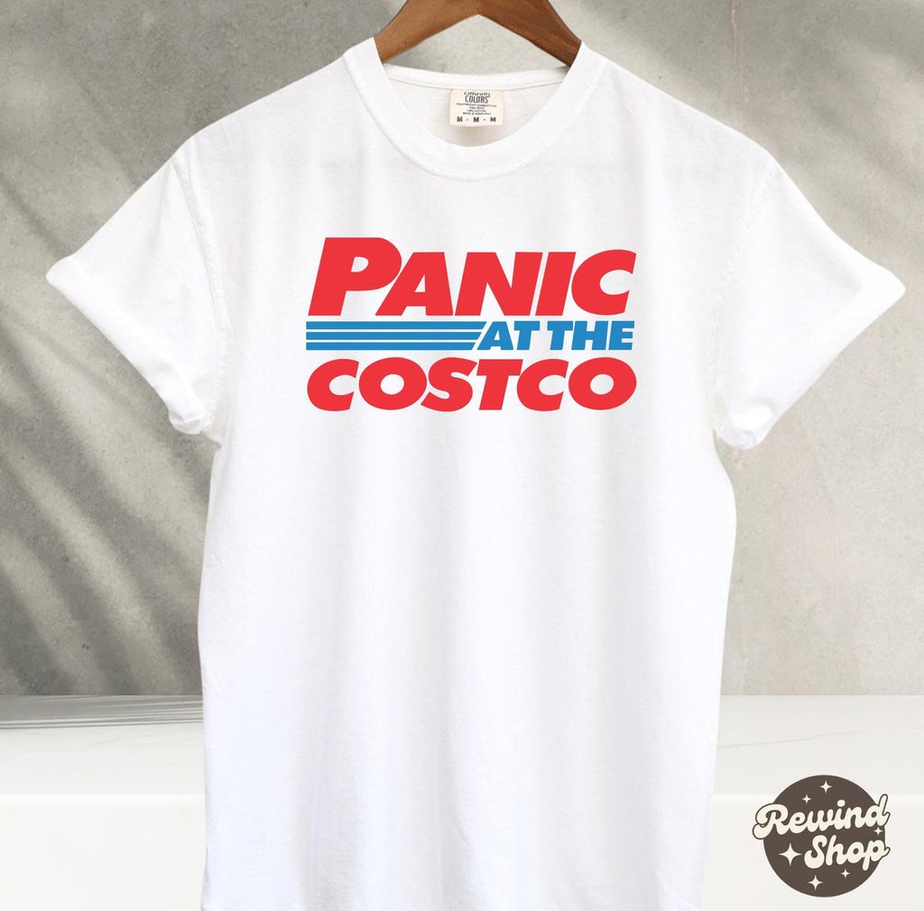 Panic Costco Vintage Retro Costco Costco Lovers Costco Tee Oversized Washed Tee Costco