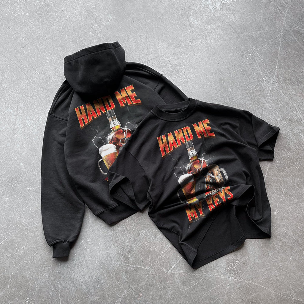 Hand Keys Meme Tee Offensive Humor Unisex