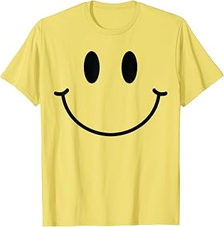 70s Yellow Smile Face Happy Smiling Face Retro Unisex