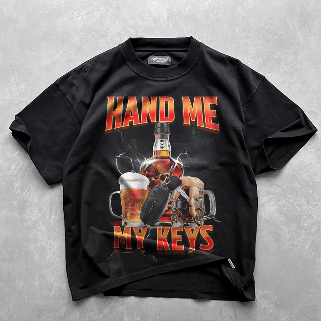 Hand Keys Meme Tee Offensive Humor Unisex