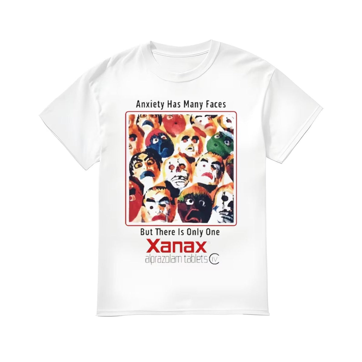 Anxiety Many Faces Unisex