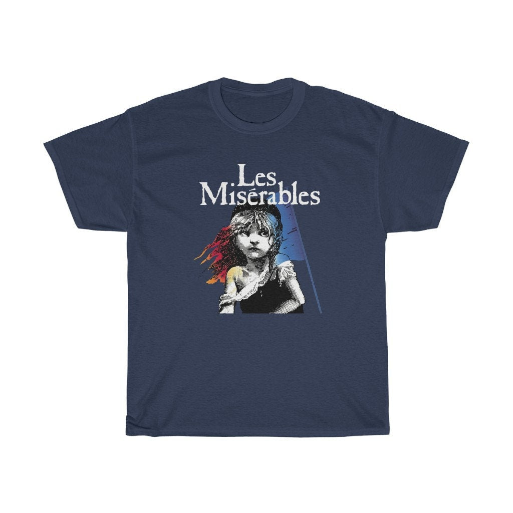 Les Miserables Broadway Musical Show Black Navy Size 5xl